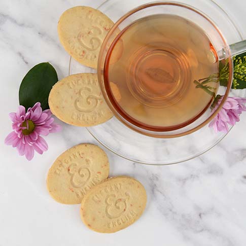 Baked Apple and Custard Tea Cookies