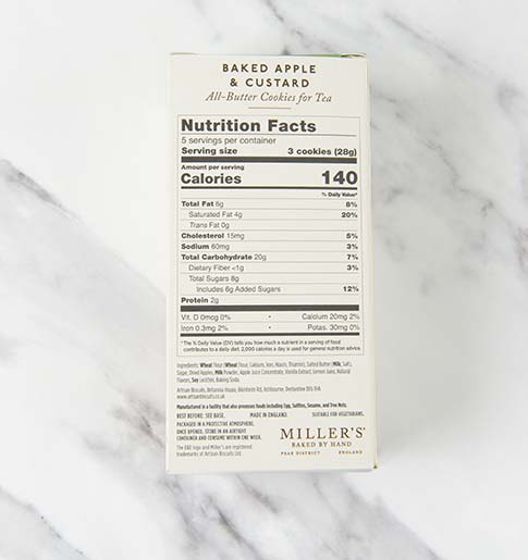 Baked Apple and Custard Tea Cookies