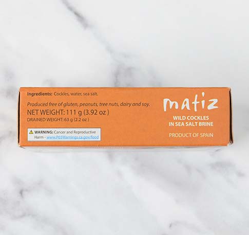 Wild Cockles in Sea Salt Brine