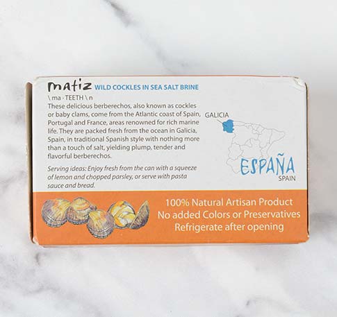 Wild Cockles in Sea Salt Brine