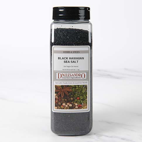 Hawaiian Black Sea Salt, Coarse
