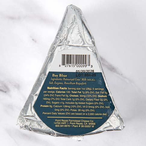 Point Reyes Bay Blue Cheese Wedges, Pre-Cut