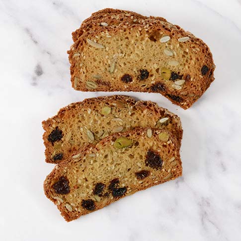 Artisan Crisps with Apricot, Pistachio and Brandy