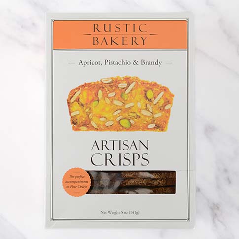Artisan Crisps with Apricot, Pistachio and Brandy