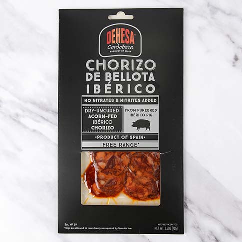 Chorizo Iberico de Bellota, Pre-Sliced