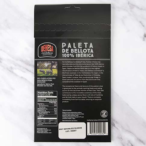 Paleta Iberico Puro de Bellota, Pre-Sliced