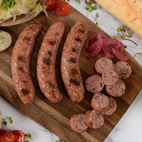 Caraway and Kolsch Bratwurst