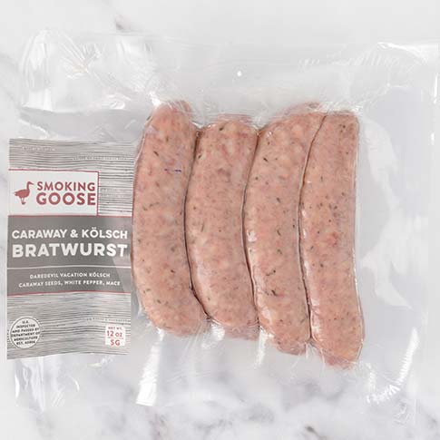 Caraway and Kolsch Bratwurst