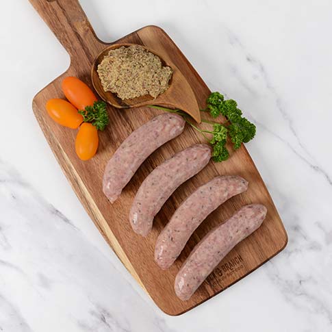 Caraway and Kolsch Bratwurst