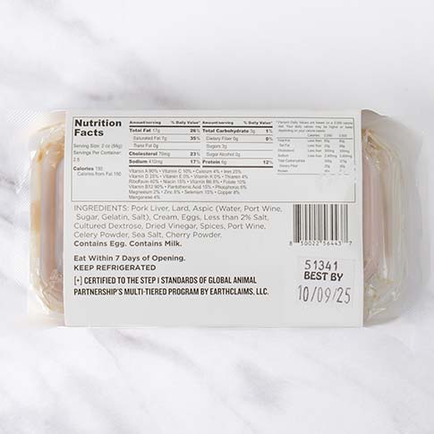 Pork Liver Mousse with Port Wine Pate