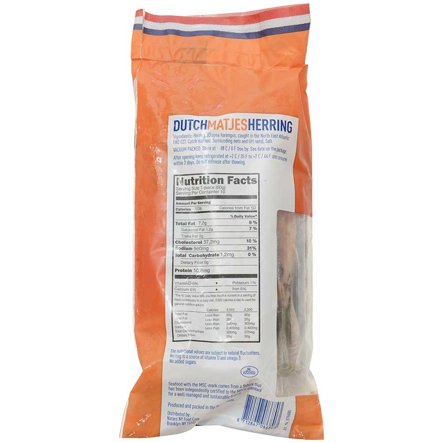 Dutch Matjes Herring, Gourmet Quality -