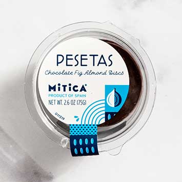 Pesetas - Spanish Chocolate Fig Almond Discs