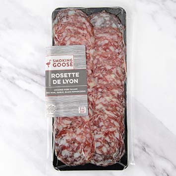 Rosette de Lyon Salame, Sliced