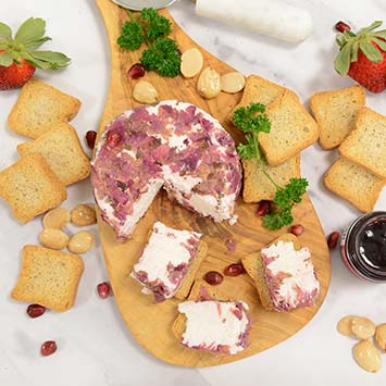 Tea Rose Goat Milk Cheese