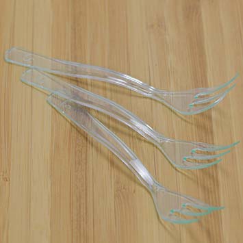 Forks - Transparent Plastic