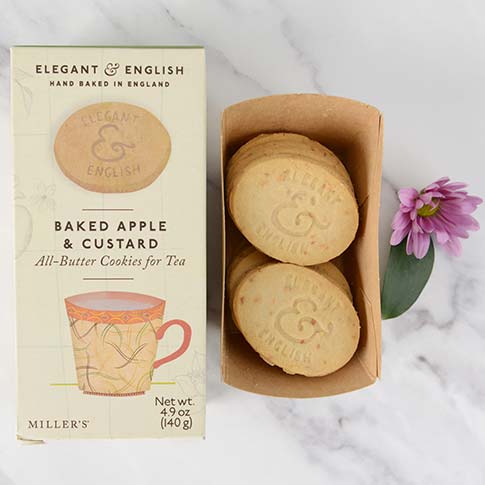 Baked Apple and Custard Tea Cookies