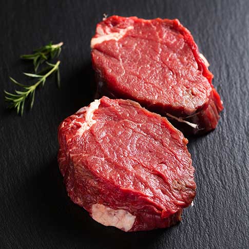 Grass Fed Organic Beef Filet Mignon Steaks (10 pcs)