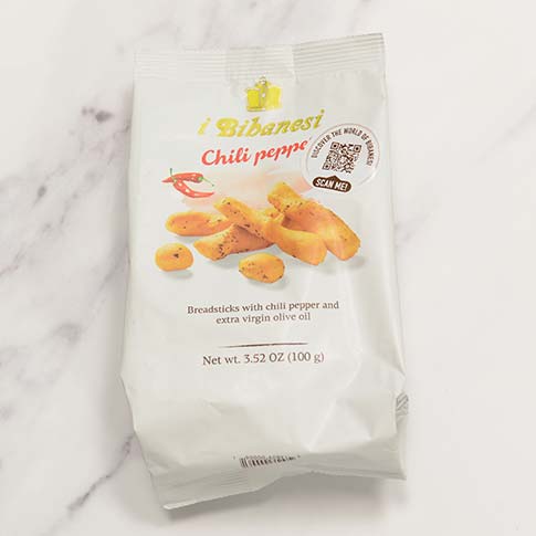 Italian Breadsticks with Chili Pepper