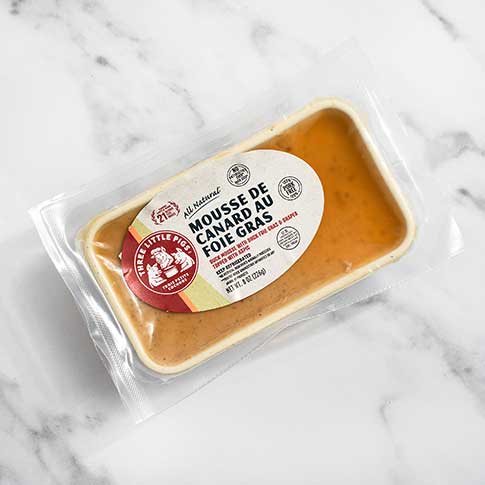 Duck Mousse with Duck Foie Gras and Grapes